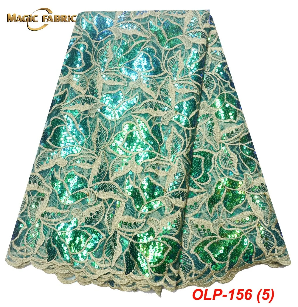 

Sequin fabric High Quality African Lace Fabric Luxury Coral color Organza lace Fabric For Party Dress Sewing OLP-156
