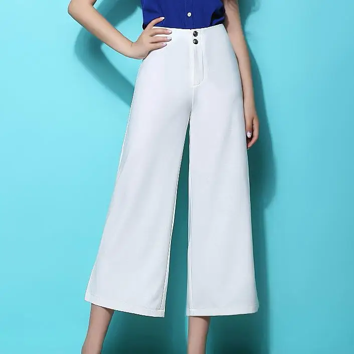 Модные женские широкие брюки большого размера 6XL повседневные из органической