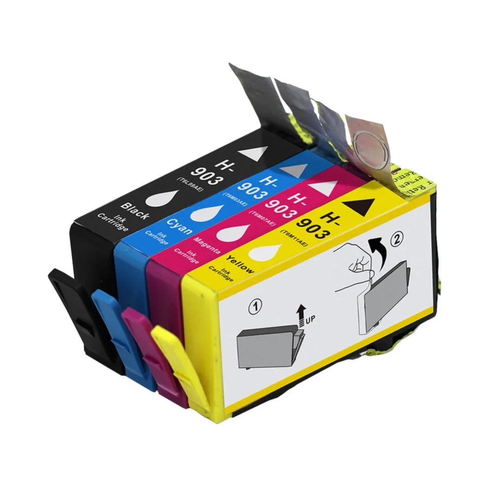 YI LE Цай 4PK 903XL совместимый для hp 903 чернильный картридж для hp OfficeJet 6950 6960 6970 6975 E211 для hp 903
