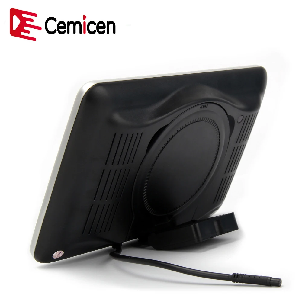 Cemicen 2 шт. 10,1 дюймов Автомобильный подголовник монитор HD цифровой ЖК-экран DVD Аудио Видео плеер с USB/SD/HDMI/IR/FM передатчик/игра
