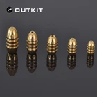 Медные грузила OUTKIT, 10 шт.лот, 10 г, 7 г, 5g,3, 5g, 1,8 г