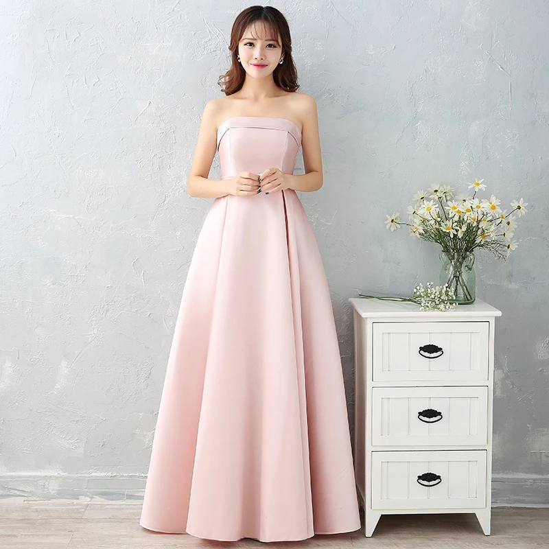 Серое платье подружки невесты 2019 для выпускного вечера Fiesta Vestido Soiree Femme без