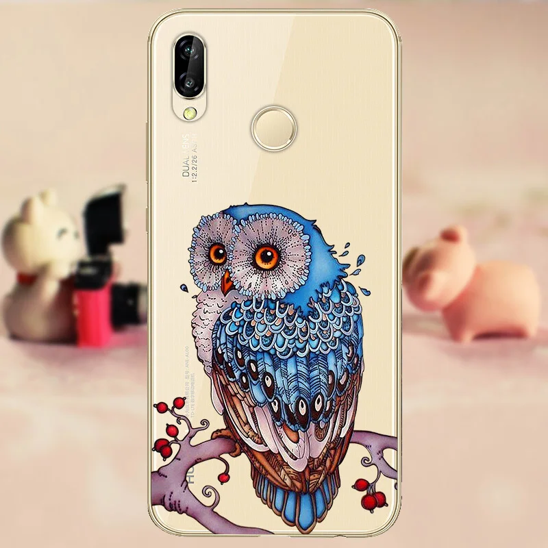 Прозрачный чехол для Huawei NOVA 3 силиконовый Nova 3i P Smart Plus 2018 мягкий бампер из ТПУ Nova3 6