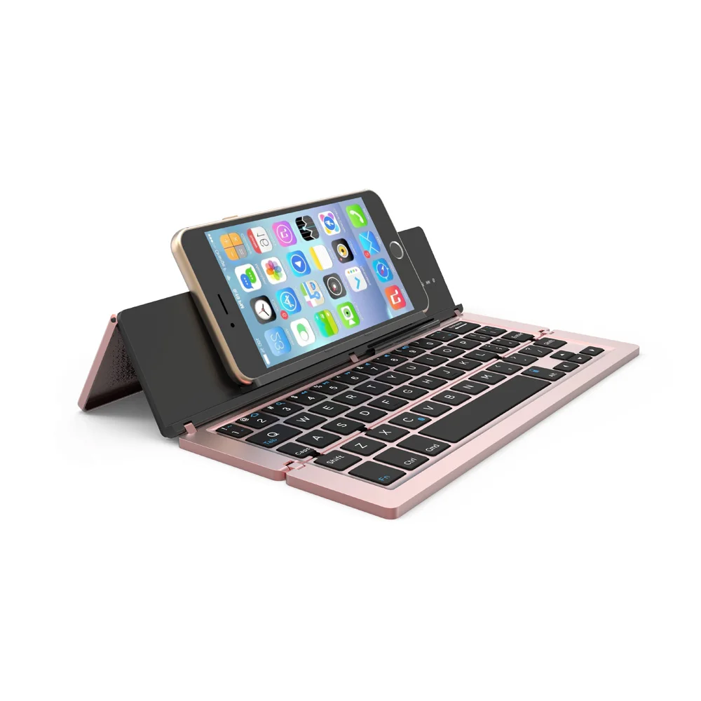 Универсальная беспроводная bluetooth-клавиатура из алюминиевого сплава для iPad, iPhone, samsung, Nokia, IOS, Windows, Android, система, планшет, ПК, телефон