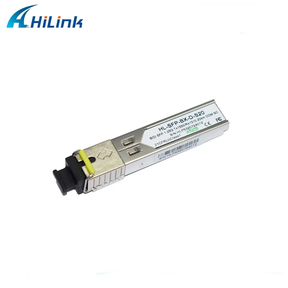 5 пар/лот Hilinktech WDM/bidi sfp модуль 1,25G sfp bidi SMF 20 км