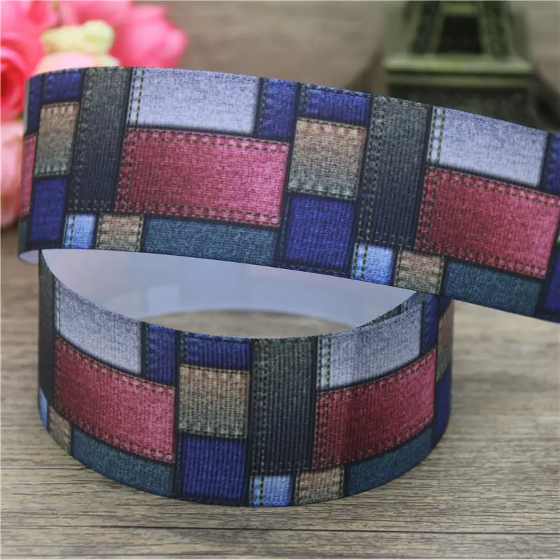 DUWES 1 5 '❐ ярдов Жан пчела цветок печатных grosgrain ленточный аксессуар бант для