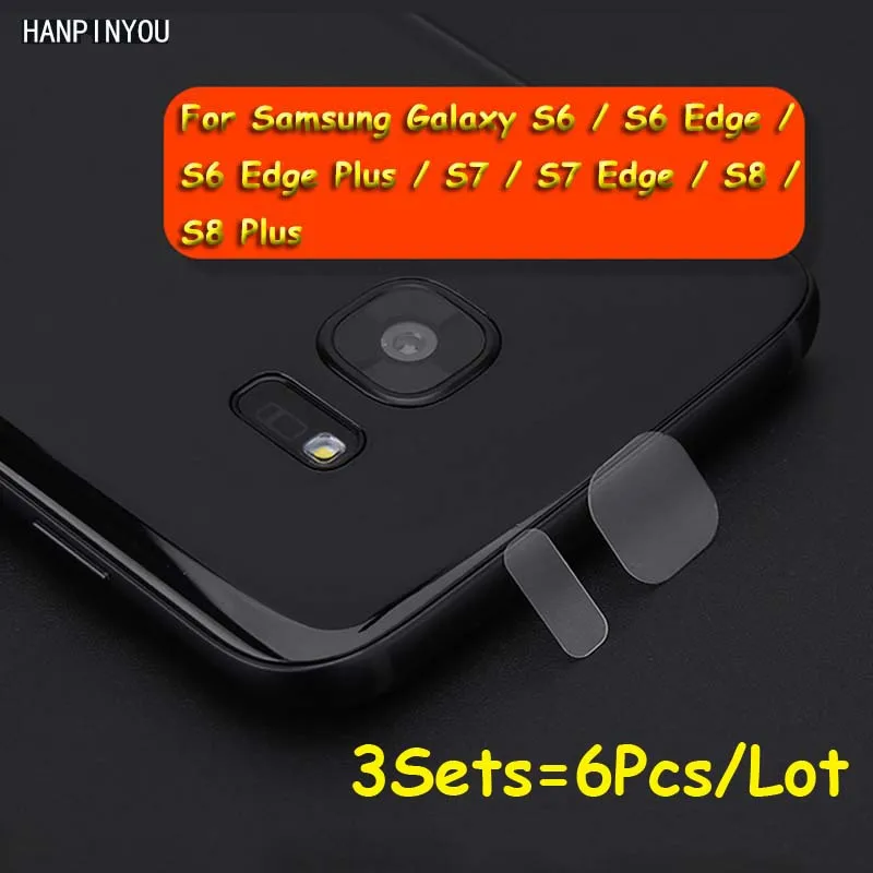 6 шт./лот защитная пленка из мягкого закаленного стекла для Samsung Galaxy S6 S7 Edge S8