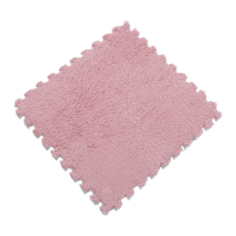 pink Urijk ковер для пола, комбинированный ковер для двери, гостиной, покрытый татами, бархатный Детский мягкий ковер для игр - Цвет: pink