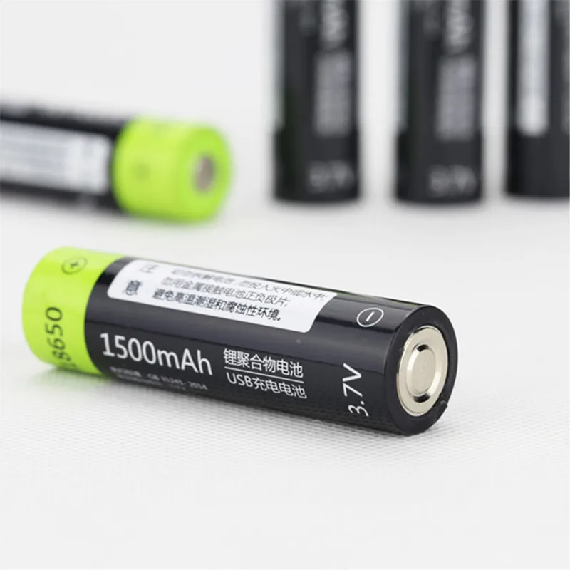ZNTER 18650 3 7 V 1500mAh USB перезаряжаемая Lipo батарея для радиоуправляемых передатчиков |