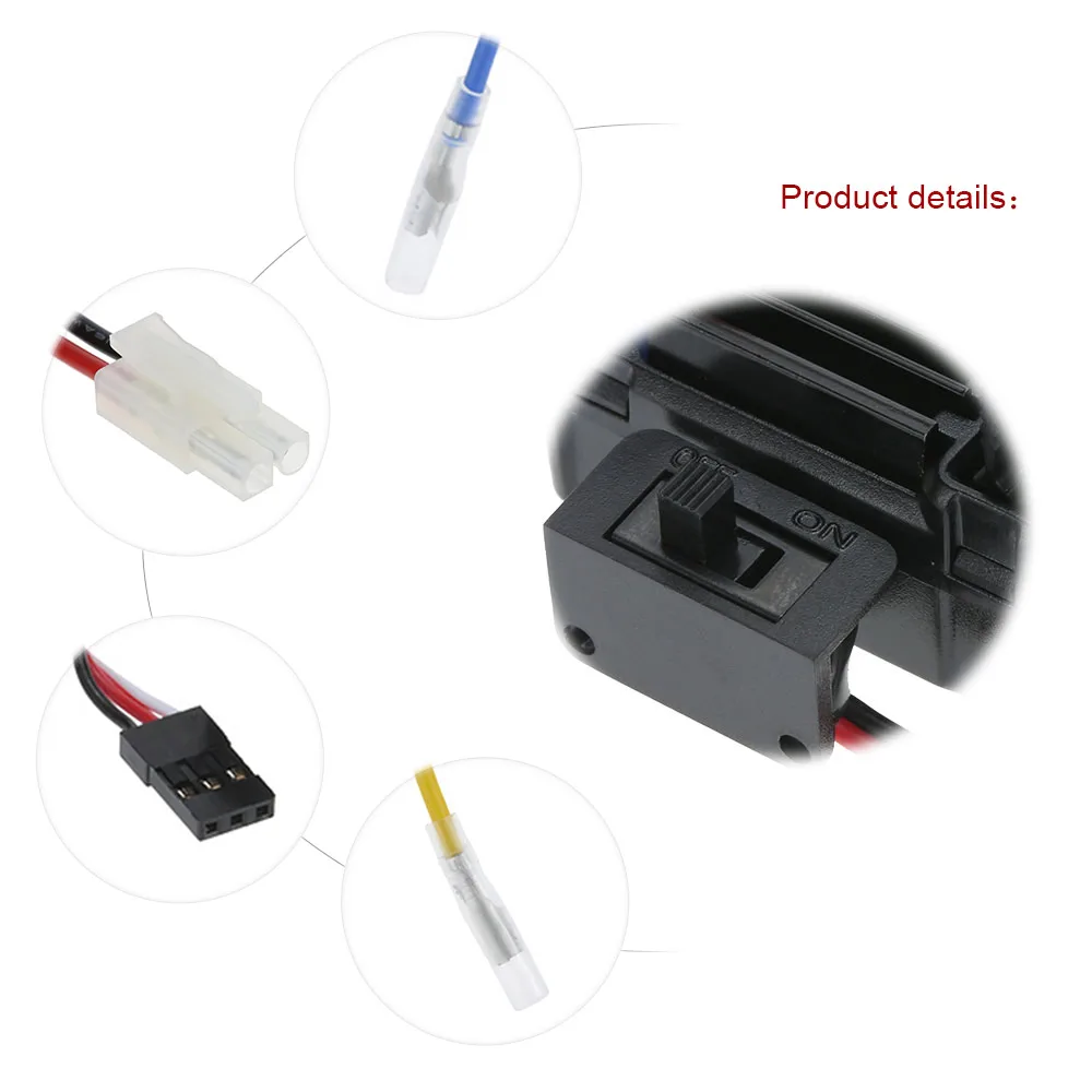 WP 1060 RTR водонепроницаемый матовый 2 S 3 60A ESC для 1/10 Tamiya Traxxas Redcat HPI RC Car|60a esc|esc 60aesc brushed |