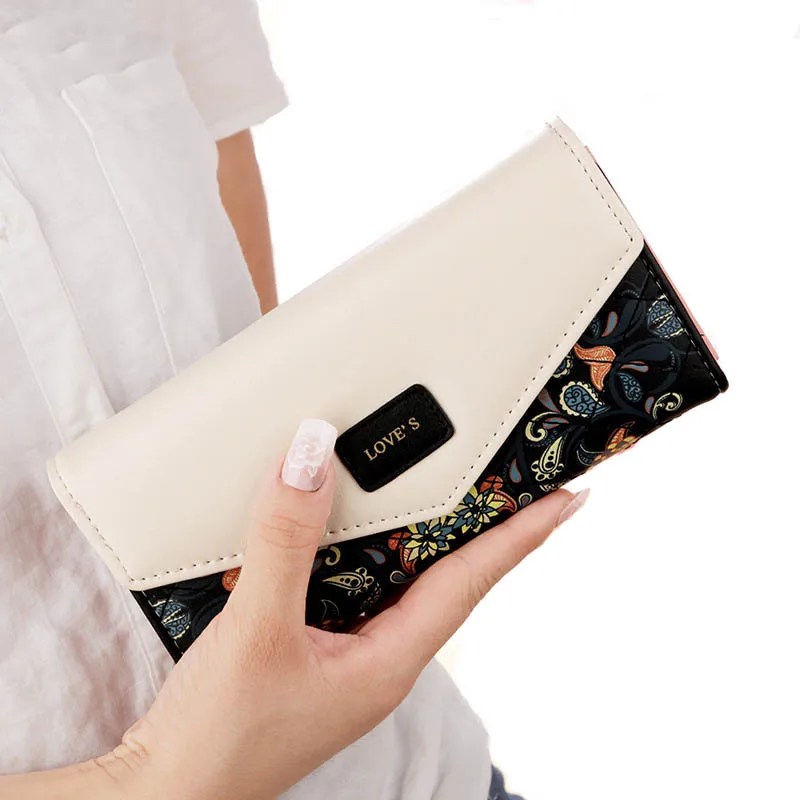 Кошелек женский длинный с цветочным принтом|long wallet|long wallet brandbrand women |