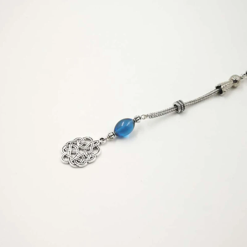 Синий Tasbih 33 бусины из смолы металлическая кисточка специальный цвет стандартный