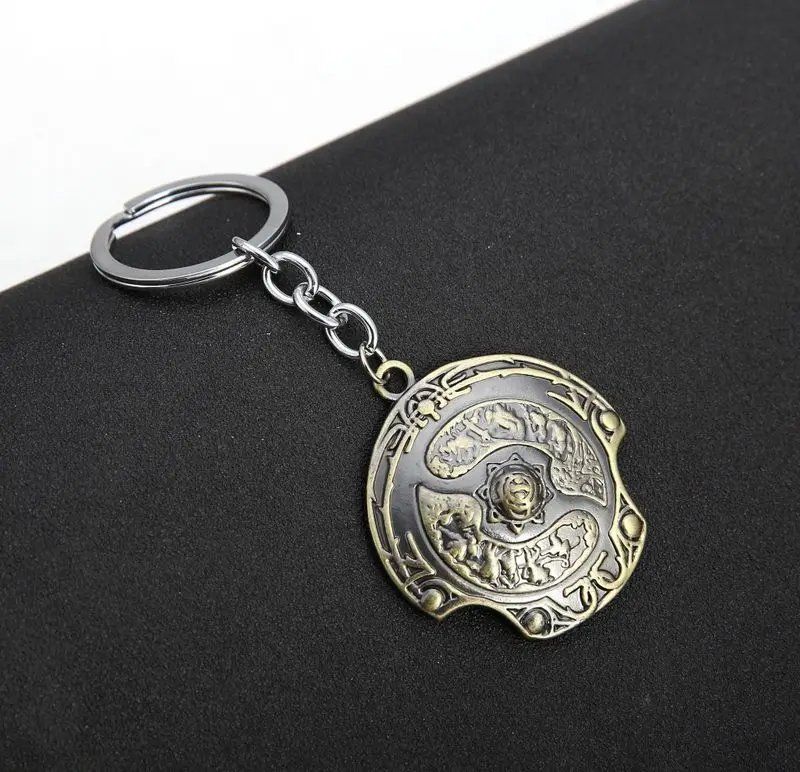 Брелок для ключей Чемпион щит Dota 2 цепочка из высококачественного сплава