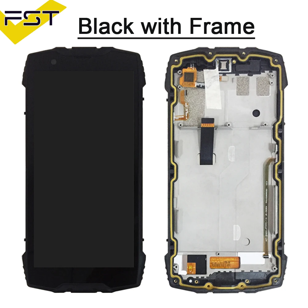 Протестированный ЖК-дисплей с сенсорным экраном дигитайзер для Blackview BV6800 Pro ЖК-дисплей с рамкой в сборе запасные части