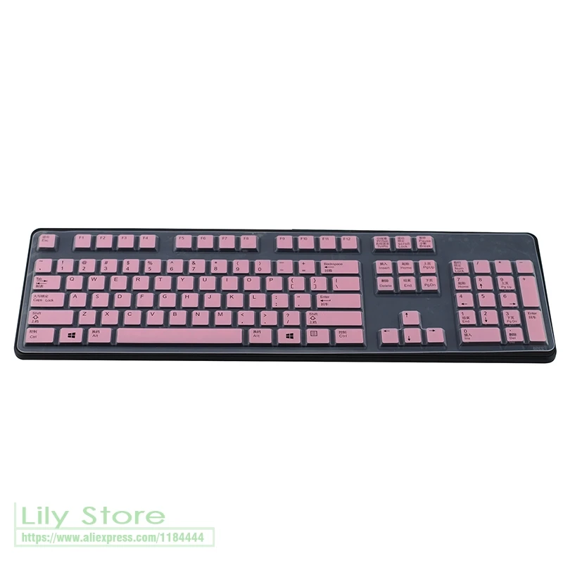pink Для Dell Kb212-B Kb4021 Sk-8120 настольный компьютер деловой ПК все-в-одном ПК клавиатура крышка протектор рабочего стола пленка Компьютерная - Цвет: pink