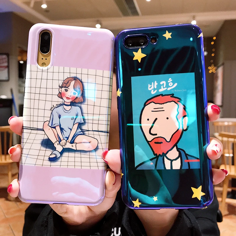 Для huawei P20 Мультфильм Дональд чехол милый Микки Мягкая задняя крышка телефона для