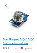 MQ-4 MQ4 DC5V LPG спирт метан Водород детектор дыма и газа сенсор модуль для arduino