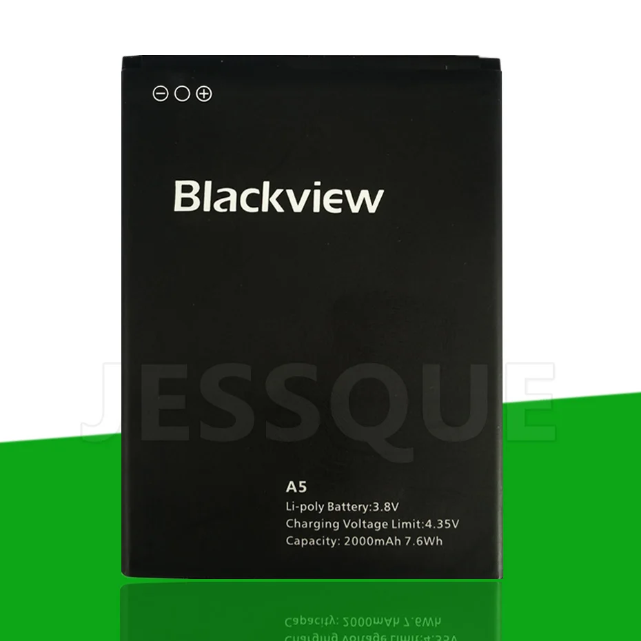 Jessque 2000 мАч Батарея для Blackview A5 Celular Bateria Batterie Batterij Акку Аккумулятор PIL | Мобильные