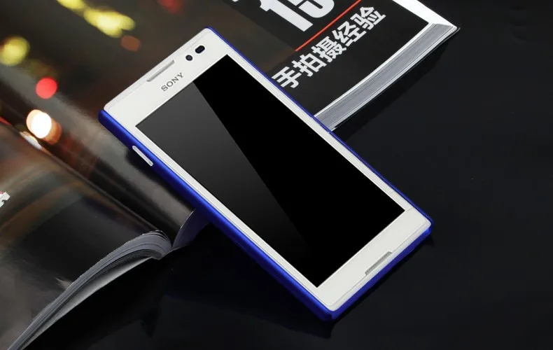 Матовая Пластик Coque 5.0For sony Xperia C2305 чехол для sony Xperia C2305 C двойной S39H телефона чехол-лента на заднюю панель