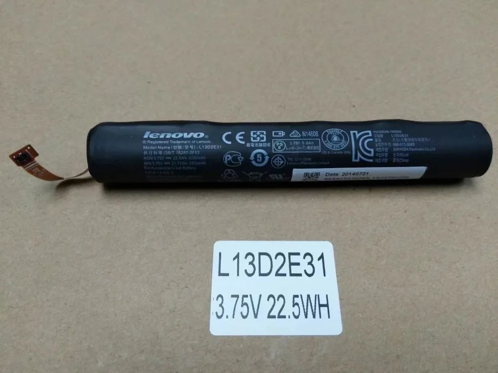 Новый оригинальный аккумулятор для LENOVO Yoga Tablet 8 B6000 60043 60044 L13D2E31 L13C2E31 3 75 V