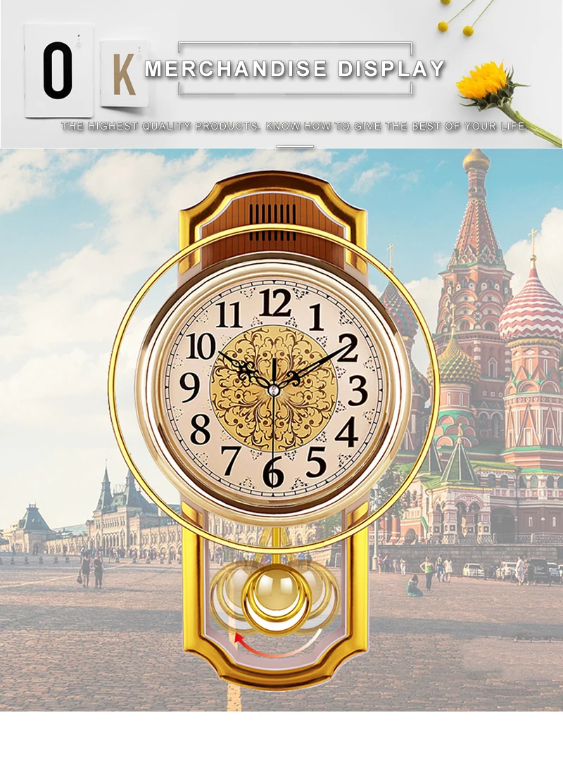 Винтажные маятниковые настенные часы, домашний декор, бесшумные часы,, часы в стиле потертый шик, Reloj Pared Grande, домашний декор, WZH171