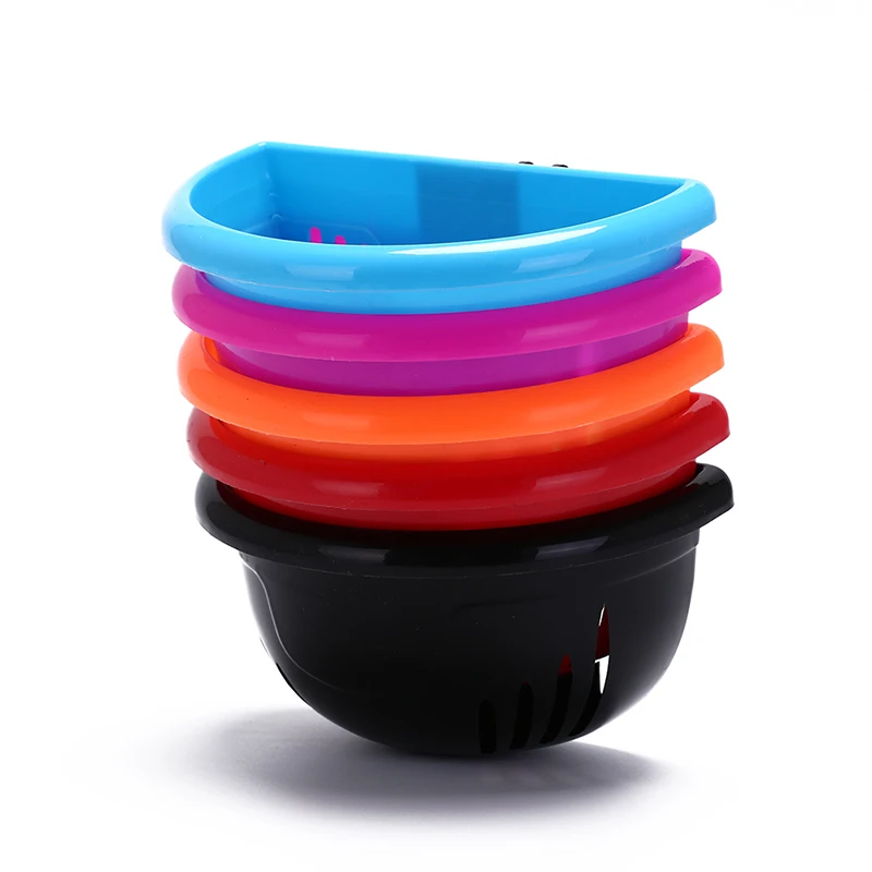 

1pc Lovely Easy Installation Bicycle Bag Scooter Handle Bar Basket With Bracket Bike Accessories Black/Blue/ Orange/Red/Pink