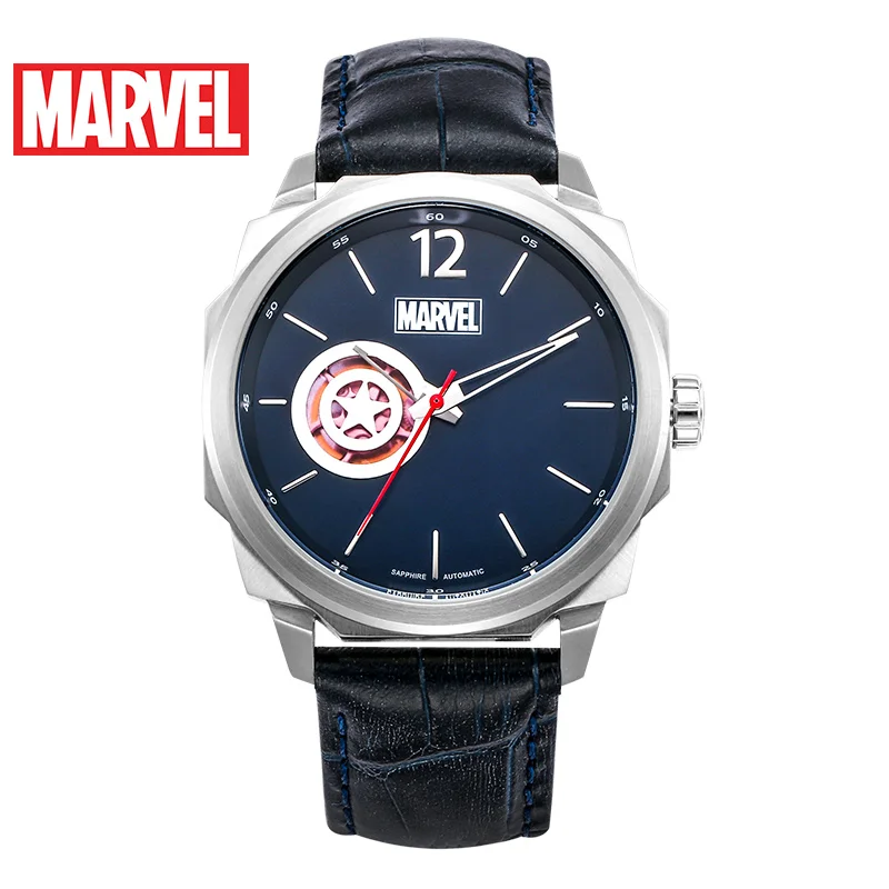 Горячая официальный оригинальный Marvel Капитан Америка автоматические часы