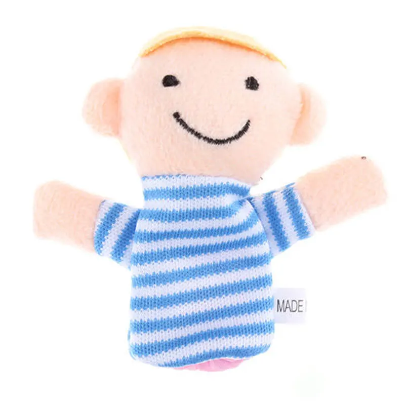 6 шт. семейный набор куколок-марионеток мини плюшевые детские игрушки для