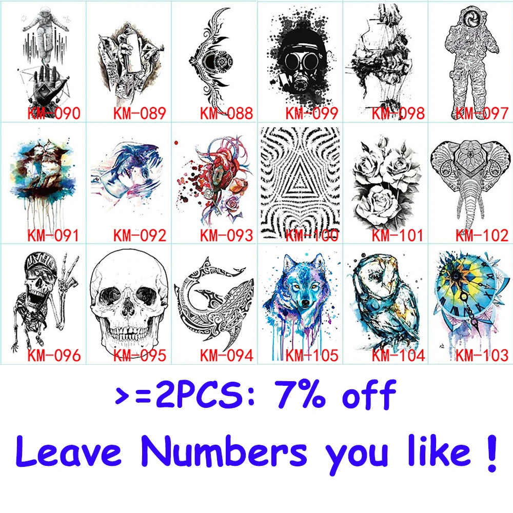 1 шт. водостойкая Нетоксичная татуировка на руку|sticker rhinestone|stickers volkswagensticker adhesive |