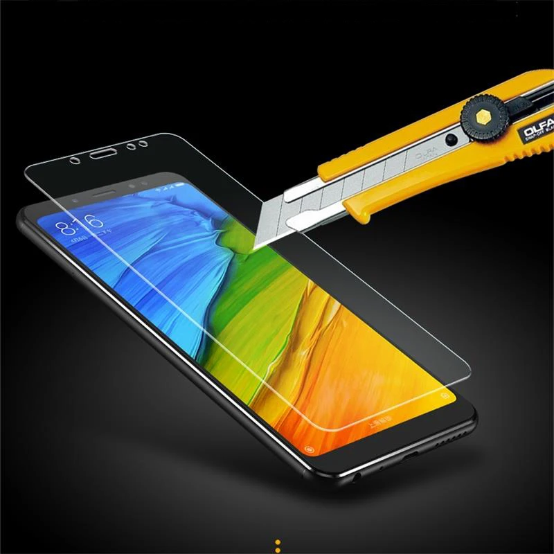 Чехлы для Xiaomi Redmi Note 5 чехол Ультратонкий 9H закаленное защитная стеклянная пленка