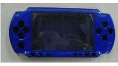 Синий Черный белый цвет полный корпус Оболочка Чехол Замена для psp 1000 psp fat игровая консоль с кнопками набор - Цвет: Синий