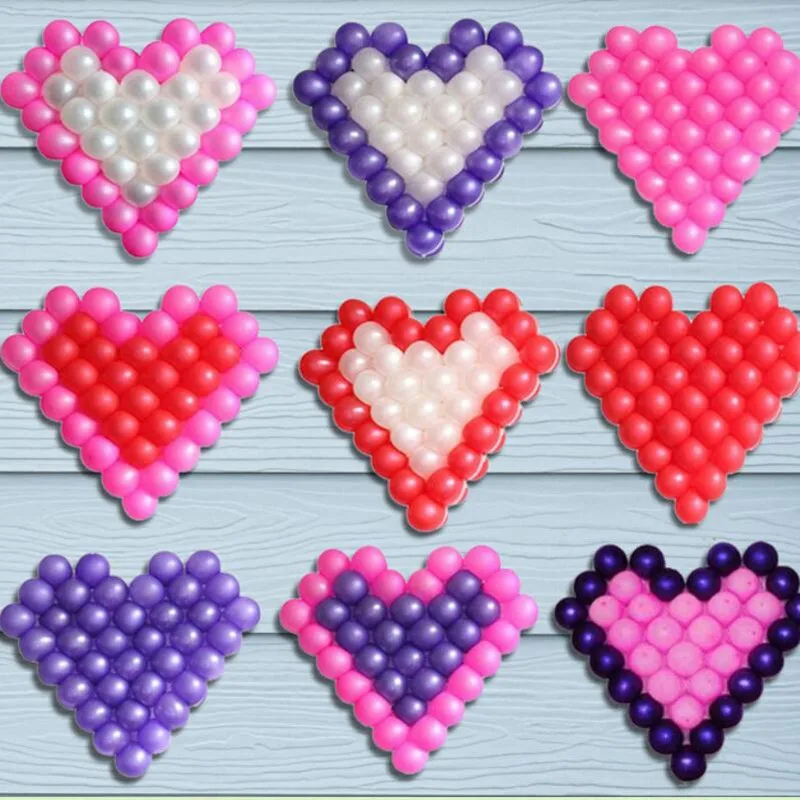 Минимальный заказ 200 шт./лот импортные шары в форме сердца для извлечения