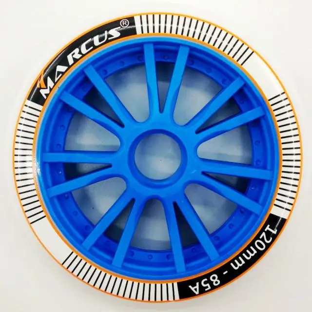 Ботинки для катания на коньках MARCUS колеса 120 мм большие роликах специальные 85A