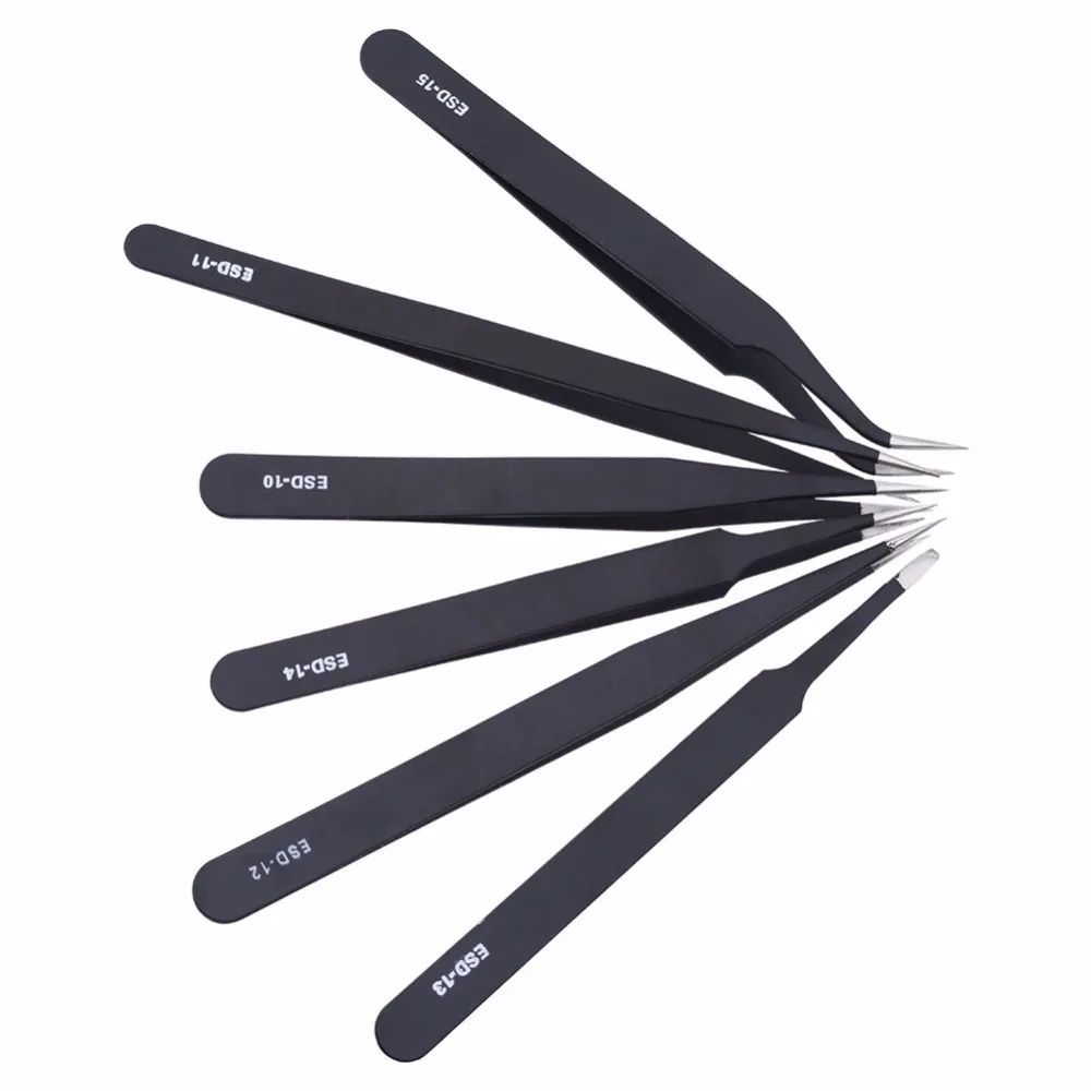 Антистатический пинцет из нержавеющей стали точный ручной электрический утюг