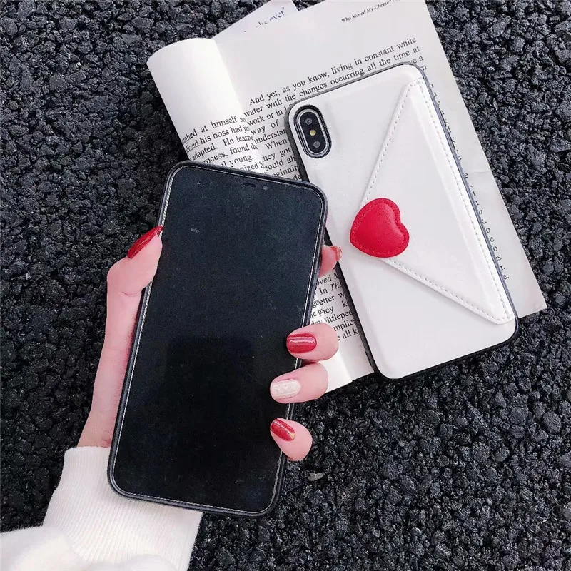 DISCASE модный кожаный чехол для телефона с рисунком на тему любви iphone XS MAX XR X