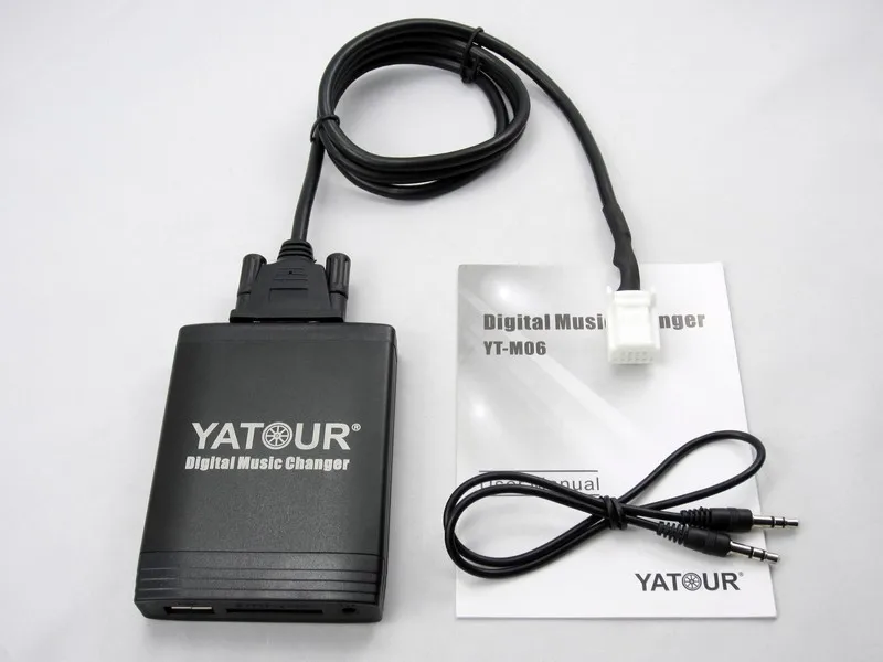 Yatour аудио для Toyota Harrier Avensis Yaris Matrix Vitz автомобильный музыкальный плеер USB адаптер цифровой CD Changer SD AUX YT-M06 6+ 6
