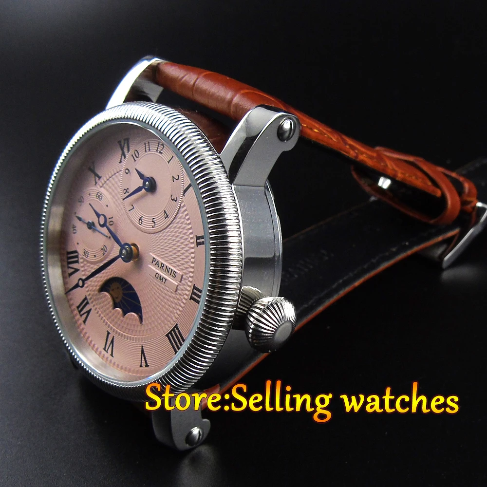 Мужские часы с розовым циферблатом 42 мм|watch men|watch men watchwatch watch |