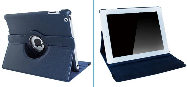 Rotating Case for Apple iPad 2 3 4 Magnetic Auto Wake Up Sleep Flip Leather Cover With Smart Stand Holder 2/3/4 | Компьютеры и офис