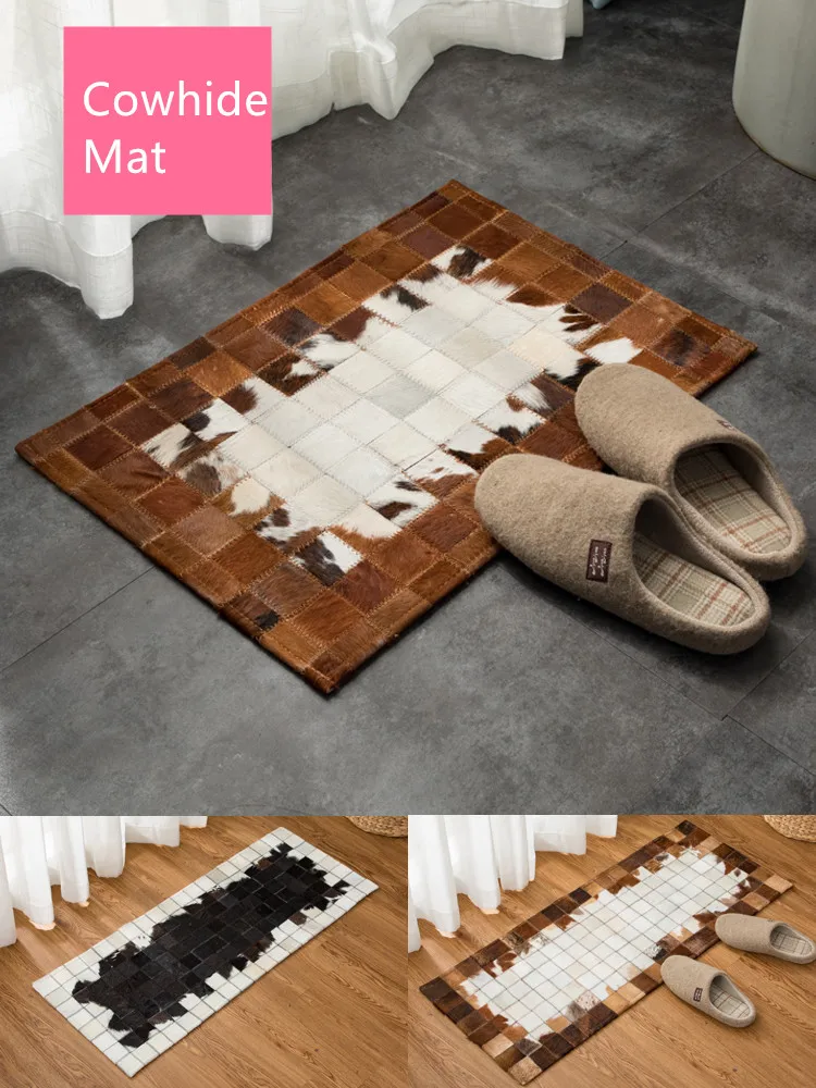 Кожаный коврик в скандинавском стиле для входной двери коврики фойе спальни