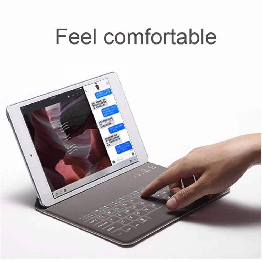 7 9 &quot/9 7&quot Чехол для планшета Bluetooth 3 0 клавиатура Беспроводная iPad AIR/AIR2 защитный