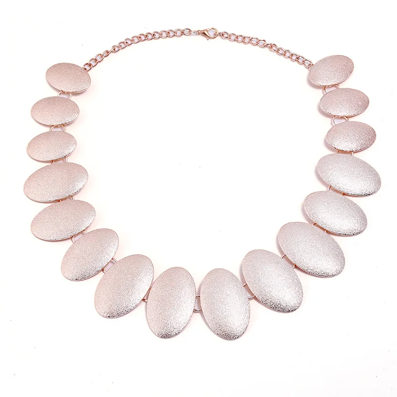 Простое модное женское ожерелье-чокер ювелирное изделие сплав чокер ожерелье