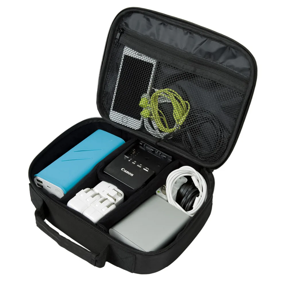 ECOSUSI водостойкий нейлоновый Ноутбук power Bank сумка для наушников Chager Data коробочка