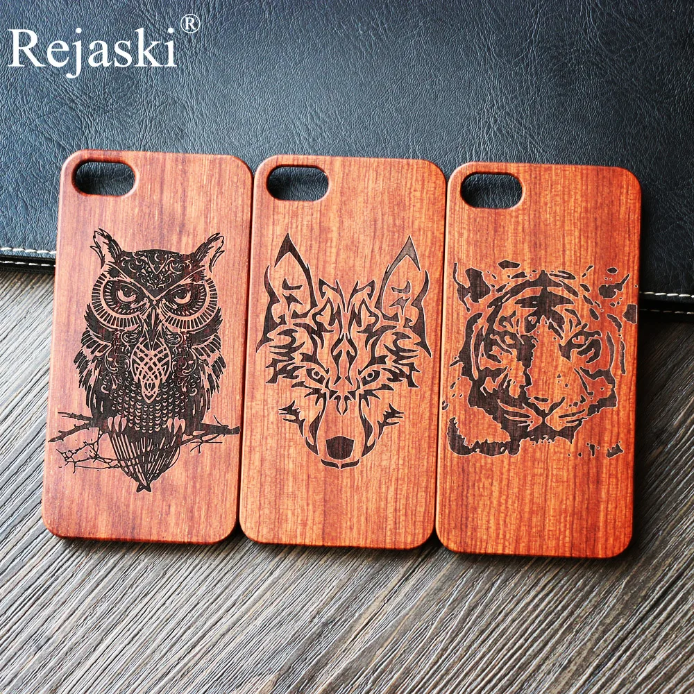 Винтажный Деревянный чехол Dragon Eagle Horse для Iphone 6 6s 8 Plus 7 7Plus X 5 9 SE жесткий защитный