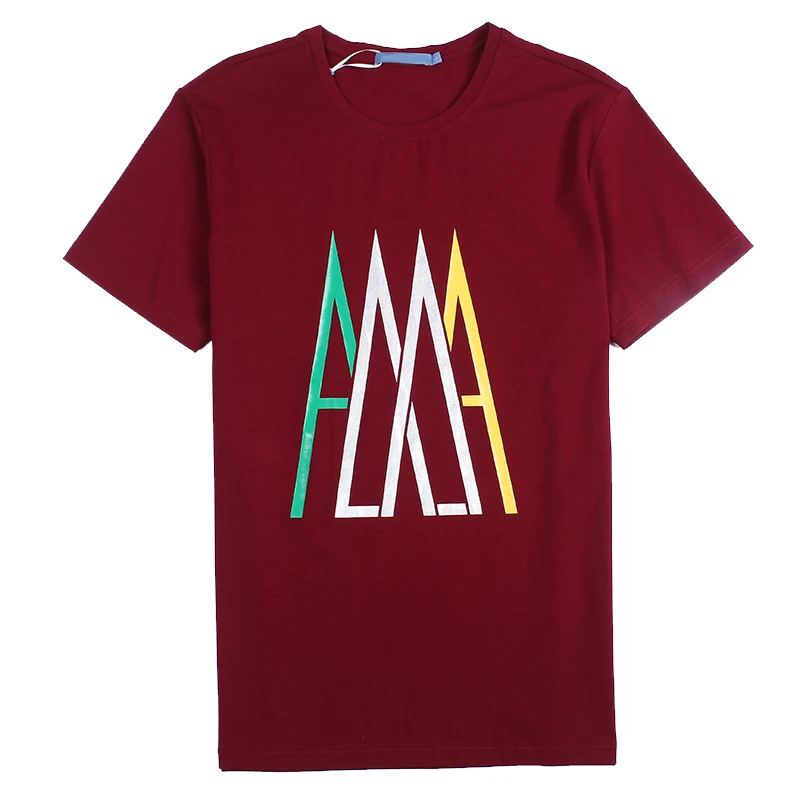 Короткий рукав с Для мужчин футболка Прохладный Смешные Camisa masculina мужской