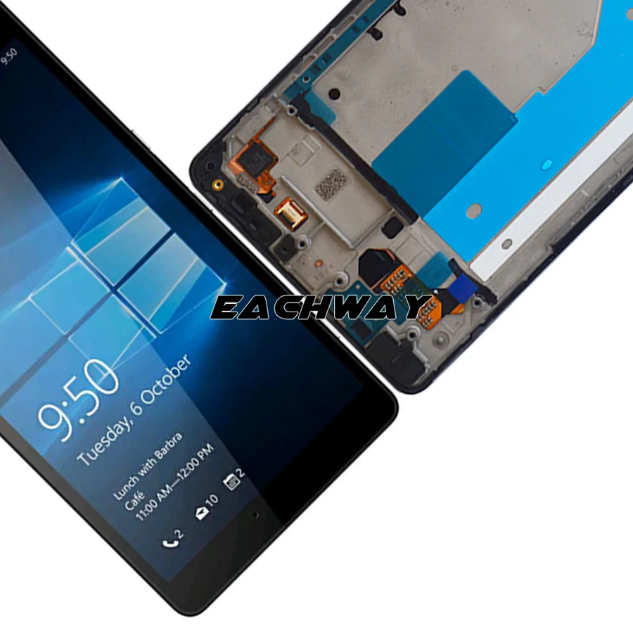 100% новый черный Lumia 950 XL LCD xl дисплей кодирующий преобразователь сенсорного экрана