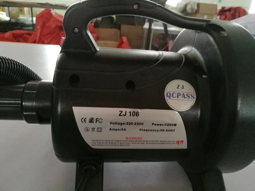 Бесплатная доставка 1200 Вт воздушный насос для Зорбинг мяча бамперного