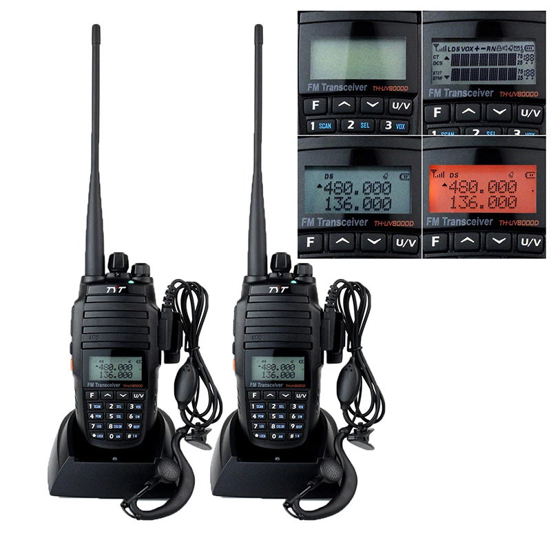 2 шт. портативная рация 144 МГц 10 Вт 430 МГц|radio amateur|tyt th-uv8000dpowerful walkie talkies |