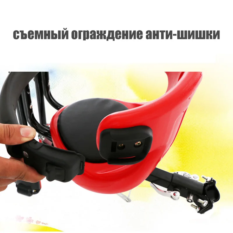 IMBABY детское сиденье велосипеда для детей Детское кресло несущей Передняя Седло Подушка с заднего Педали велосипед детского сиденья