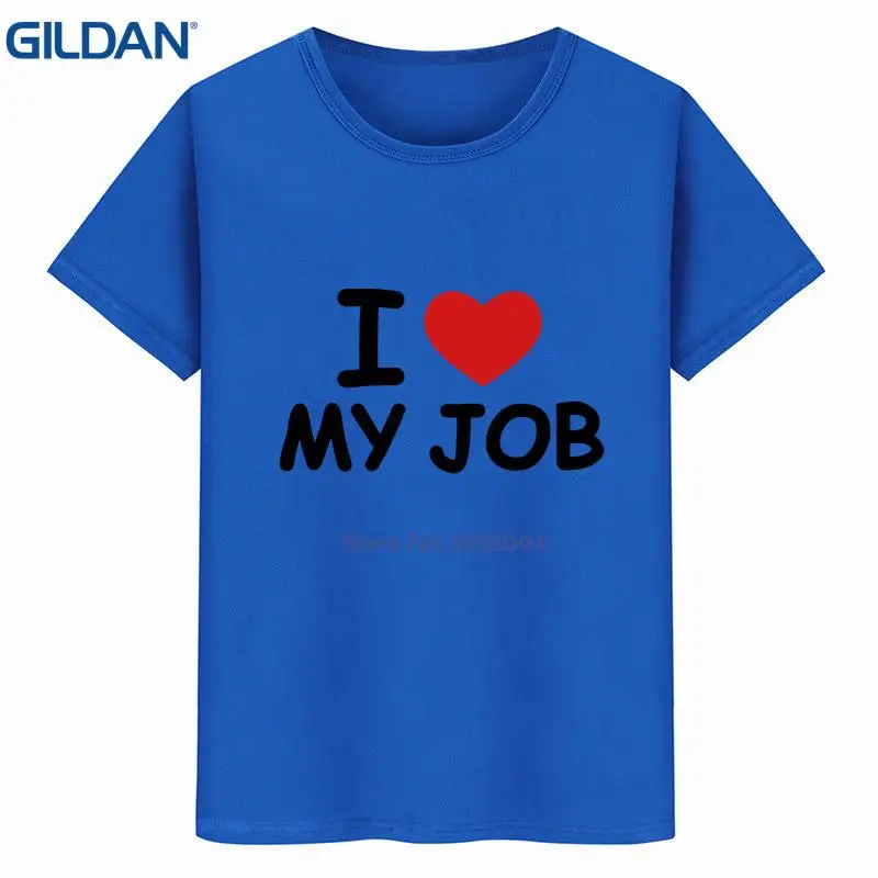 Интересно cool футболки хип хоп я люблю свою работу человек Мужская футболка S 100%