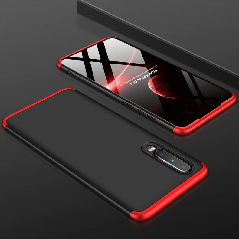 GKK для huawei P30 pro lite чехол Полная защита анти-шок и защита Жесткий Pc матовый для huawei P30 lite Nova 4e чехол